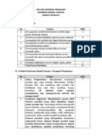 Kriteria Penilaian Business Model Canvas