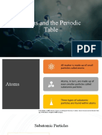 CHEM111-Week3-Atoms and The Periodic Table