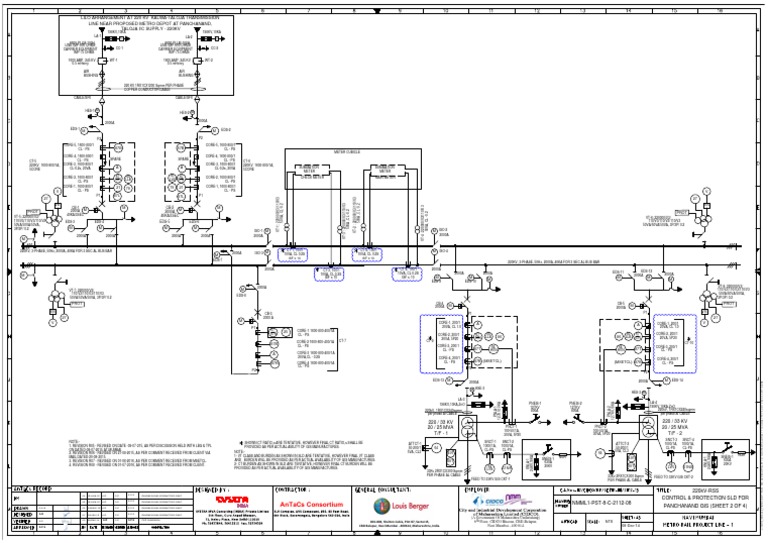 220kV GIS Control & Protection SLD | PDF | Electrical Engineering ...