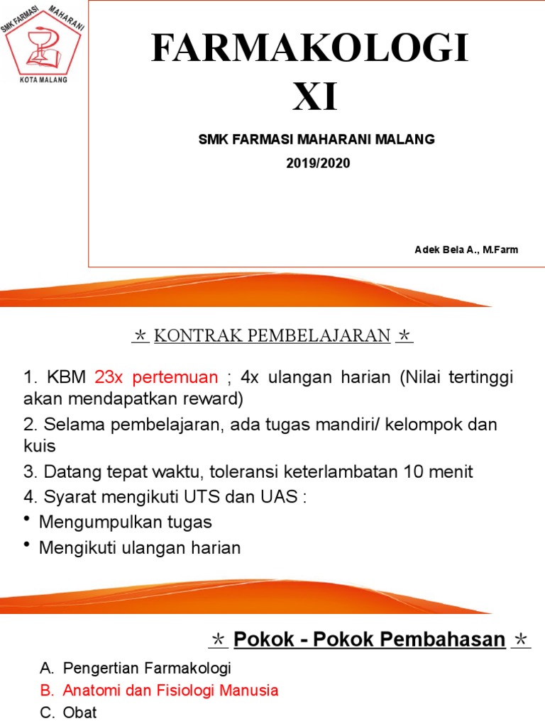Pendahuluan Farkol Xi
