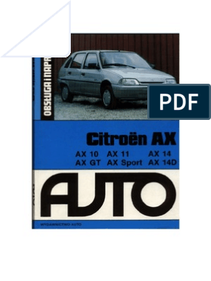 Citroen Ax - Obsluga I Naprawa | Pdf