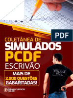 PCDF Coletanea Completa de Simulados Escrivao Prop 2