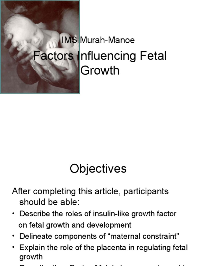 Factors Influencing Fetal Growth | PDF | Fetus | Placenta
