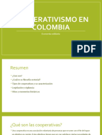 COOPERATIVISMO EN COLOMBIA: ECONOMÍA SOLIDARIA