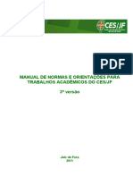 MANUAL Normas Técnicas CES Agosto 2011 - 3 Versão