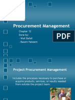 Procurement Management Ch12
