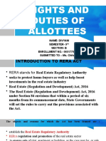 Rights and Duties of Allottees