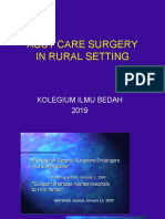 Acut Care Surgery in Rural SVARAS