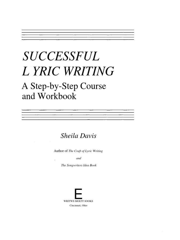 Successful Lyric Writing Pdf Song Structure Lecture