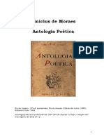 Vinicius de Moraes - Antologia Poétic