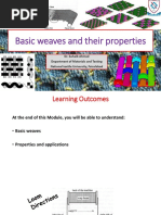Understanding Satin Weave Structures | PDF | Weaving | Textiles