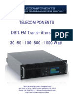 Manual Service 1 KW FM Transmitter Telecomponents