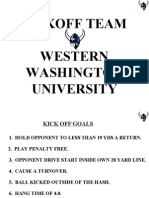 Kickoff Team Western Washington University