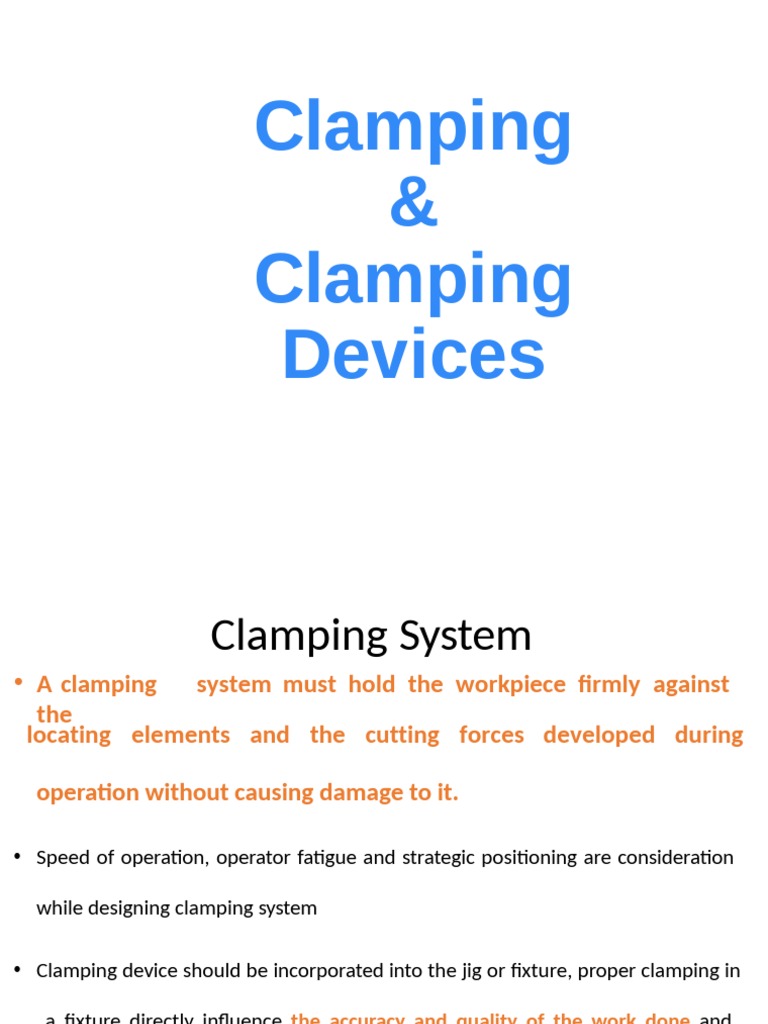 Clamping & Clamping Devices PDF Screw Machines