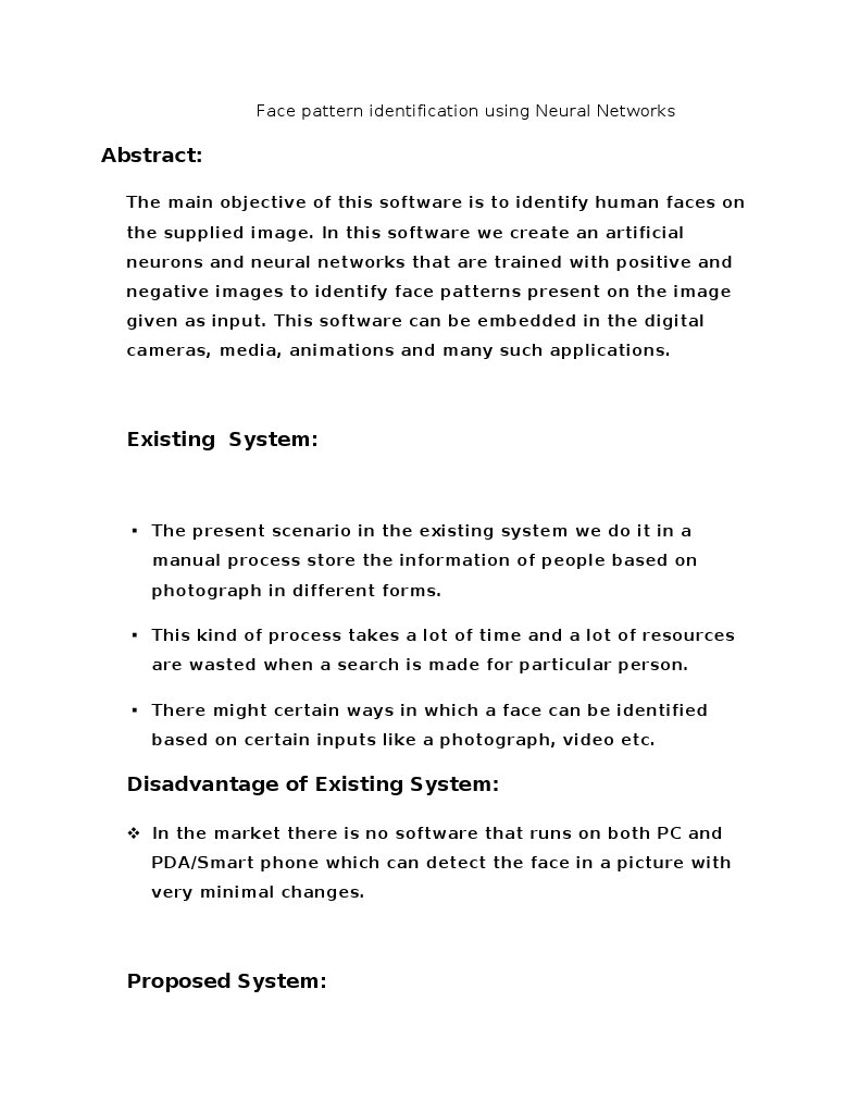 Face Pattern Identification Using Neural Networks | PDF