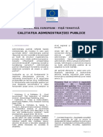European Semester Thematic Factsheet Quality Public Administration Ro