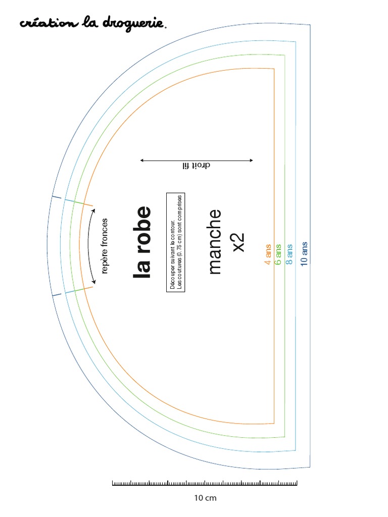 Patron gratuit robe fillette 4 à 10 ans | PDF