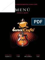Menú Luna Café