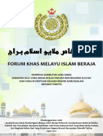 Forum Khas Melayu Islam Beraja