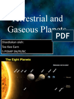 Terrestrial and Gaseous Planets