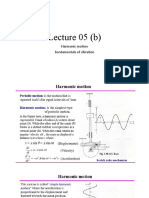 Lecture 05 (B) : Harmonic Motion Fundamentals of Vibration