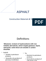 Asphalt: Construction Materials & Testing