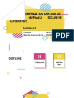 Incrementel BC Analysis of Multiple, Mutually Exclusive Alternatives