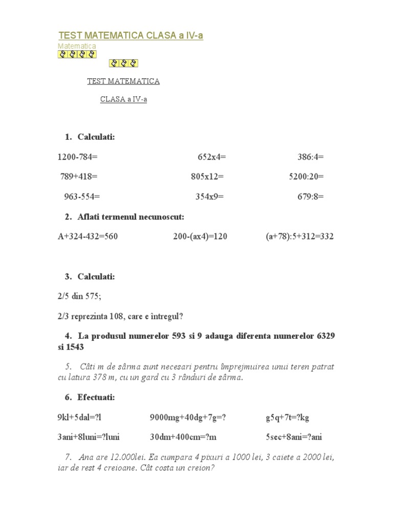 Test Mate Cls4 | PDF