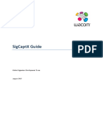 SigCaptX Guide. Global Signature Development Team