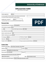 Application Form (Medicine) - 5