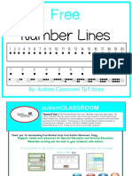 Number Lines: By: Autism Classroom TPT Store