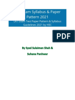 LAT Exam Test Paper Pattern & Syllabus Guidelines 2021 by HEC