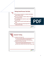 Defining Good Process Test Data: Limitations of The Step Test