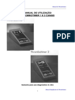 Manual do Thrombotimer: Guia completo para uso do coagulômetro