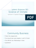 Atmospheric Sciences 321: Science of Climate