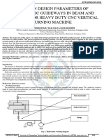 Study On Design Parameters of Hydrostatic Guideways in Beam and Slide-Rest For Heavy Duty CNC Vertical Turning Machine
