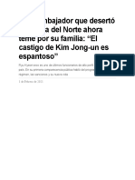 El ex embajador que desertó de Corea del Norte ahora teme por su familia