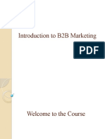 1. Introduction to B2B Marketing