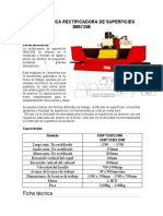 Ficha Tecnica Rectificadora de Superficies 3M9735B