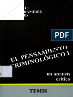 El Pensamiento Criminologico - Tomo i - Bergalli r Bustos j y Miralles t.