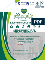 Exámenes ocupacionales IPS Médica