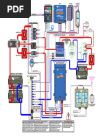 1.2KVA 12V MultiPlus 230 Volt System Example With Argo Fet and MPPT