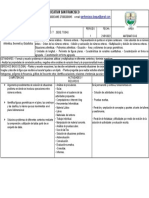 Plan de aula matemáticas grado 7 institución educativa San Francisco