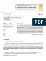 Fungáčová, Z., Hasan, I., & Weill, L. (2017) - Trust in Banks. Journal of Economic Behavior & Organization, 157, 452-476