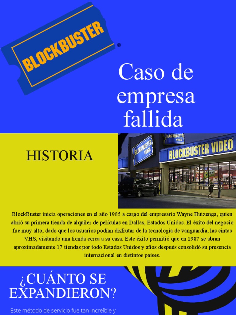 Blockbuster: Auge y Caída Empresarial | PDF | Economias | Business