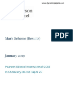 2019-Jan - Paper 2 Chemistry OL EDEXCL-Mark Scheme