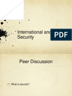 International and Security: Global