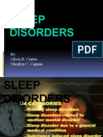 Sleep Disorders: By: Olivia B. Cantos Cherilyn C. Capuno