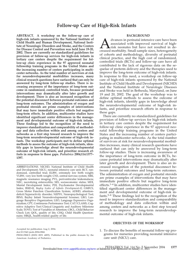 1377 Full | PDF | Preterm Birth | Neonatal Intensive Care Unit