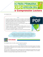 Ejercicios de Comprensión Lectora Para Tercer Grado de Primria